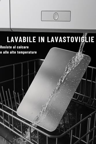 Planche à découper en acier inoxydable 304 robuste AZZAR - 8
