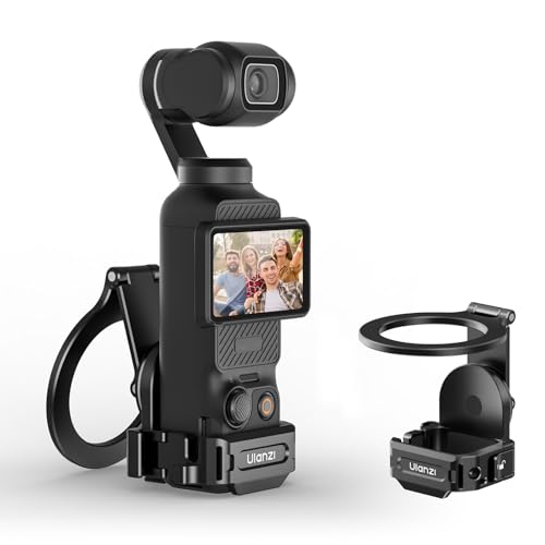 ULANZI PM01 Magnetische Erweiterungshalterung für DJI Osmo Pocket 3 4 Aluminium Magnetischer Halterungsständer with Cold Shoe Magnethalterung Erweiterungsadapterhalter DJI Osmo Pocket 3/4 Zubehör
