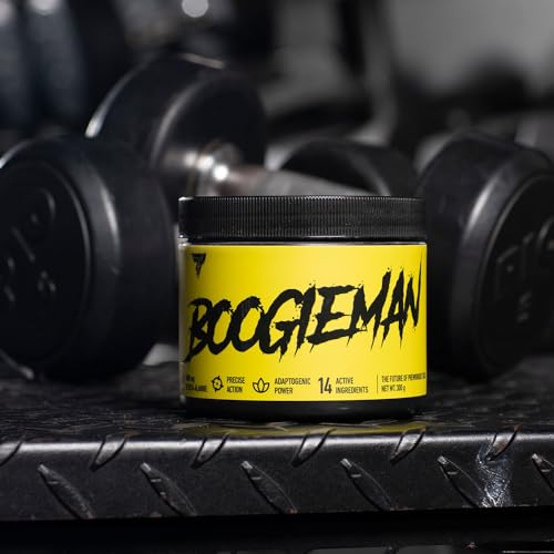 Trec Nutrition - Boogieman Pre-Workout Booster - Intense Energy & Focus with Caffeine | B-Vitamins | Peak Performance, | L-Citrullin Malat | No Sugar Added | Tropical, 300g Jar