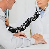 Cugasmaru Black Stethoscope Cover Paw Print Nurse Stethoscope Accessories for Nurses Doctors