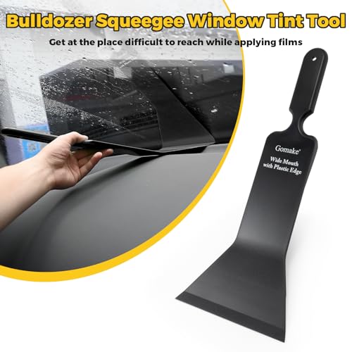 Image of Gomake Window Tint Kit Vinyl Wrap Tool Car Windshield Back Window Tinting Tools with Bulldozer Squeegee Scrubber Paddle,Rubber Blade Scraper,Film Cutter for Car Wrapping,Vinyl Film Installation