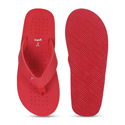 Image of YOHO ArchFlex orthopedic slippers for men | Arch support for pain relief | Soft, Anti-Skid, lightweight | comfortable padded straps flip flops for Everyday