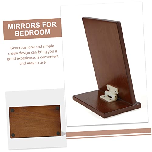 Espejo de tocador rectangular para escritorio ABOOFAN miniatura 4