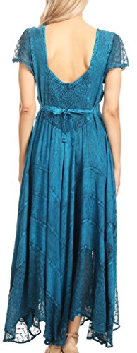 Image of Sakkas Marigold Embroidered Fairy Dress