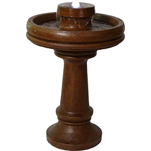 Alpine Corporation TZL202 Outdoor Floor Vintage Pedestal Water Fountain cover