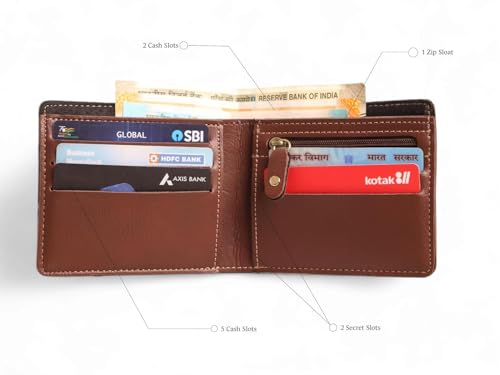 Image of Personalized Name & Charm Leather Wallet Mens Giftset | Valentine Propose Day Gift for Men Boy Husband Father Boyfriend Friend Family Lover Office Couples