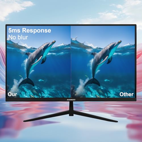 Image of 27 Inch 4K UHD (3840x2160) Monitor, 4K@60Hz, IPS Panel, Borderless Design, HDR400, 99% sRGB, Work & Gaming Monitor for Designers, Office, and PC Gaming with HDMI DP Type-c
