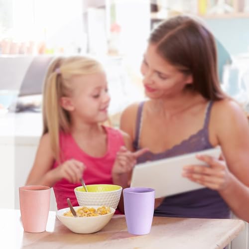 PALUDO 10 Pack Unbreakable Reusable Drinking Cups, 350ml Plastic Tumblers Drinking Cups Set for Kitchen Picnics Outdoor Parties Travels - Dishwasher and Microwave Safe - 5 Colors - Image 6