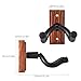 Guitar Wall Mount, Guitar Hanger, Guitar Wall Hanger Mount, Guitar Holder Hook Stand Wall with Soft Silicone Padding, for All Size Guitar, Ukulele, Mandolin (Brown)