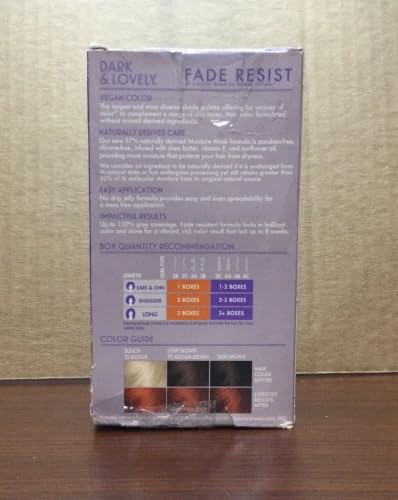 Dark & Lovely Tinte Fade Resistant No. 376 Rojo miniatura 3