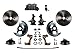 Leed Brakes FC1003-305 Front Disc Brake Kit w/2 in. Drop Spindles GM A/F/X-Body