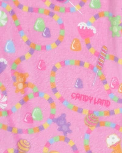 iscream Candy Land Big Girls' Silky Soft Plush Spa Wrap - Sugar Trail, X-Small/Small (4-8)2