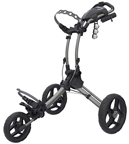 Clicgear Rovic Model RV1C Compact | 3-Wheel Golf Push Cart (Silver/Black)