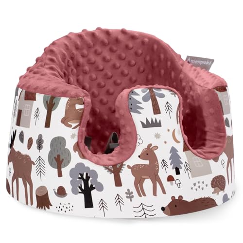 Image of Seat Cover Compatible with Bumbo Floor Seat Only, Breathable Baby Bumbo Seat Cover,Soft Bumbo Floor Seat Cover for Baby Girl Boy, Excluding Pacifier