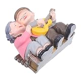 Figurine de couple pour la saint-valentin - la fabrication artisanale traditionnelle est délicate et possède un charme artistique unique, adapté à différents styles et scènes. figurine de couple en vinyle pour le bureau