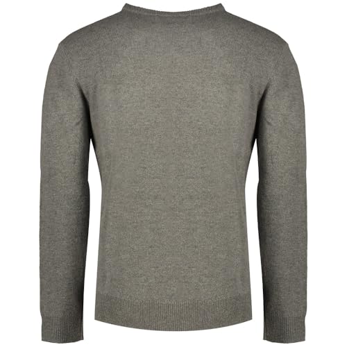 Levi's V Neck Hm Sweater Pullover, Mid Tone Grey Heathe, S Uomo - 4