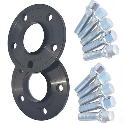 Entretoise de roue 5x112 66.6 de 12mm avec boulons évasés M14x1.25 pour berline sport