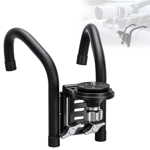 LEOFOTO Camera Window Stabilizer with 75mm Bowl Base Leveling Adapter with 3/8' Screw, 80mm Focusing Macro Rail, 10kg/22lbs Maximum Load Capacity, Vehicle-Mounted Mobile Shoot System (WN-03)