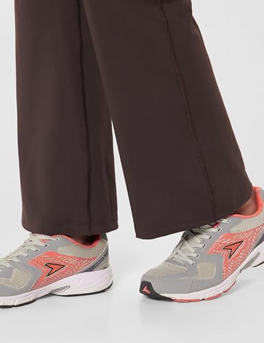 Image of BlissClub Ultimate Flare Pants for Women Upto 5'4 ft | Ribbed Waistband, 4 Pockets | High Waist Trousers and Formal Pants for Office wear