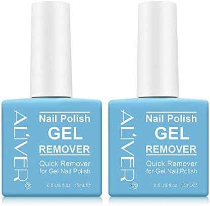 Gel Nail Polish Remover (2 Pack) - Remove Gel Nail Polish Within 2-3 Minutes - Quick & Easy Polish Remover - No Need For Foil, Soaking Or Wrapping 0.5 Fl Oz