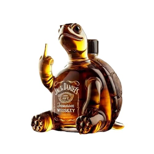 DUOAZJL Escultura artística de Estatua: Interesante decantador de Whisky con Forma de Animal, decantador Creativo de Vino Tinto de 300 ml, Ideal para la decoración del Bar del hogar.