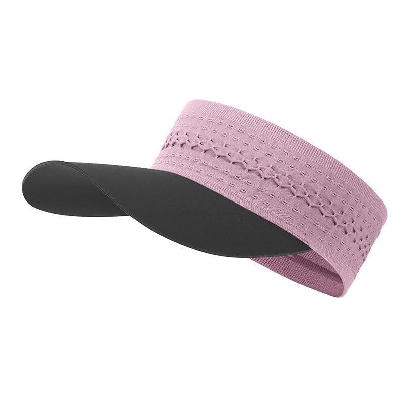 Gorra deportiva negra y rosa para protección solar miniatura 2