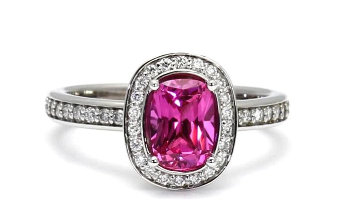 Astro Cart 5 Carat Pink Sapphire Stone Original Certified 5.50 Ratti Gulabi Pukhraj Stone पिंक सफायर स्टोन Pink Sapphire Gemstone Pure Pink Stone For Pink Sapphire Bracelet 2
