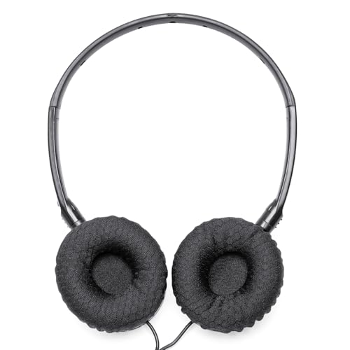 Voarmaks Flats Ear Pads Compatible with JVC Flats,HA-S150,HA-S160 On-Ear Headphones,Foam Earpads-Polyester Hybrid with Soft Cushion