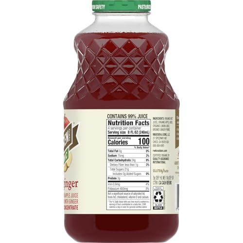 R.W. Knudsen, Organic Beet Apple Ginger Juice Beverage, 32 Fl Oz