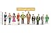 20PCs Tiny People Figures, Gdaya 1:25 Scale Model Train People Hand Painted Model Trains Architectural G Scale Sitting and Standing Miniatures Figures for Miniature Scenes