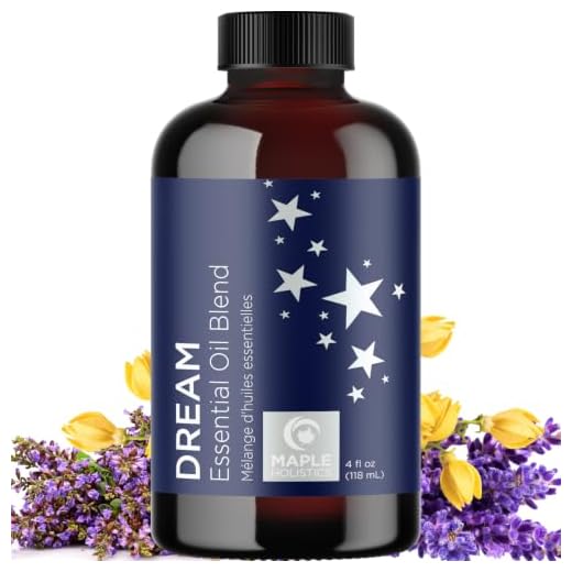 Sleep Essential Oil Blend for Diffuser - Dream Essential Oil for Diffusers Aromatherapy and Wellness with Ylang-Ylang Clary Sage Roman Chamomile and Lavender Essential Oil for Nighttime Support 4oz