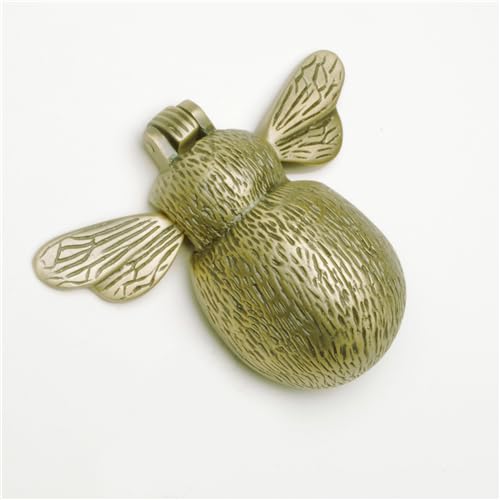 Aldaba de puerta de abeja con relieve y acabado satinado duradero