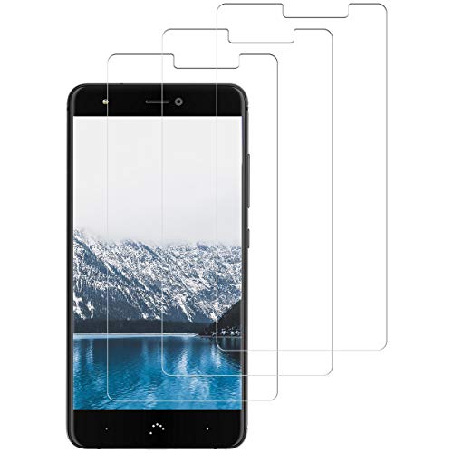 SNUNGPHIR 3 Unidades Protector de Pantalla para BQ Aquaris X, Cristal Vidrio Templado BQ Aquaris X, [Dureza 9H] [Anti-Arañazos] Anti-Huella Funda Compatible [Sin Cobertura Toda Pantalla]