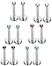 ORAZIO 6 Pairs 18G 6-8MM Stainless Steel Ear Studs Lip Ring for Men and Women Nose Piercing CZ Inlaid