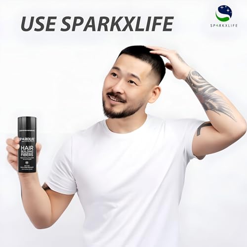Image of Hair Fiber Brown - Keratin Thick Fiber & Hair Building Fibre for Men & Women - Instant Concealer & Filler powder for Thinning Hairline & Bald Spots (27.5g) (Brown)