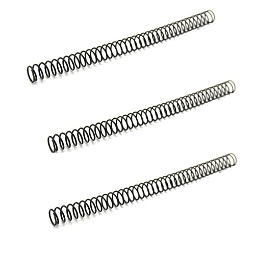 RUNGUANG LIGHTS 3 st fjäderstål lång flexibel kompressionsfjäder metallfjäder 1,5 mm tråd diameter x (7-15 mm) ytterdiameter x 305 mm längd (storlek: 1,5 x 8 x 305 mm)
