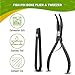 Fish Bone Pliers/Tweezers – Ergonomic Non-Slip Grip, Food-Grade Stainless Steel Deboner | Pin Bone Remover for Salmon, Trout & All Fish