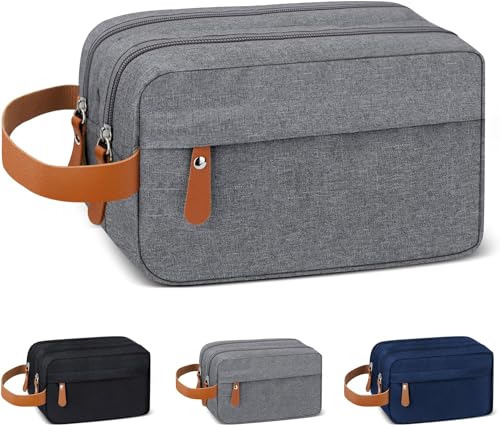 Beauty Case für Reisen - Kulturbeutel für Damen und Herren, Tragbar und Multifunktional zum Organisieren Persönlicher Gegenstände, Zubehör, Grau