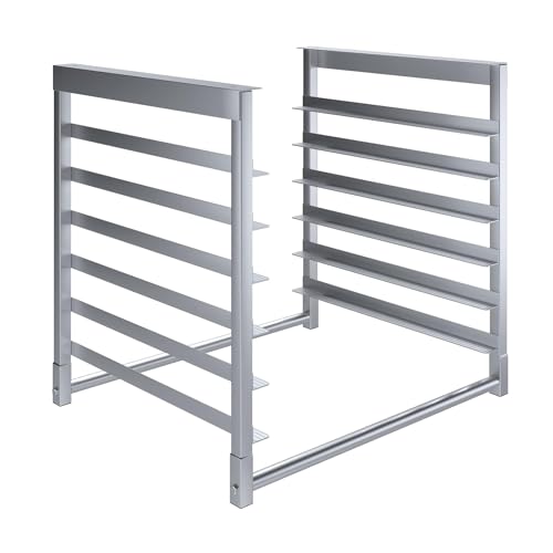 Table-Mounted Aluminum Bun Pan Rack for 30