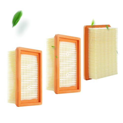 3 Stück für Kärcher Staubsauger Filter,für Kärcher wd6 Staubsauger Mehrzwecksaugern WD4, WD5, WD6, MV4, MV5, MV6 Filter Ersatz,für Filter Nass
