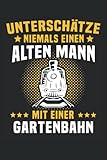  Notizbuch: Gartenbahn Dampflok Für Gartenbahner Mit Spur G Modellbahn: Liniert in Grösse 6X9 mit 120 Seiten. Ein Notizheft für Gartenbahner mit Garteneisenbahn Motiv. ToDo Notizblock Garten Eisenbahn.