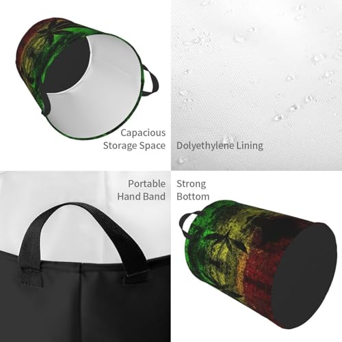 Panier à linge feuilles imprimées et panier décoratif pour jouets