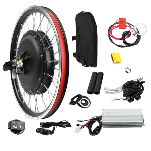 ARBGO Kit di conversione per bicicletta elettrica, motore posteriore, 48 V, 1000 W, per bicicletta elettrica da 20 pollici, per bici da corsa