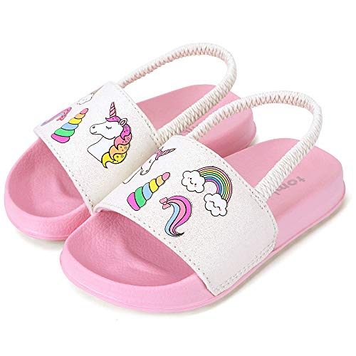 Image of tombik Toddler Boys & Girls Beach /Pool Slides Sandals | Kids Water Shoes