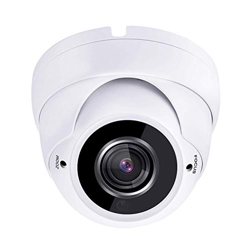 HDView 2.4MP 4-in-1 HD (TVI/AHD/CVI/960H) 1080P Outdoor 2.8-12mm Vari-Focal Lens Black Film Technology