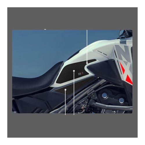 Protection Réservoir Moto NX500 Anti-Rayures Tampons Autocollants Haute Adhérence NX 400 2023-2025