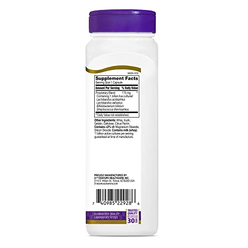 21St Century Acidophilus Probiotic Blend Capsules, 150 Count #TOP5