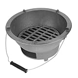 Une conception : la conception multifonctionnelle de ce réchaud vous permet de l'utiliser pour griller, chauffer et plus , répondant à un large éventail de besoins, plaque chauffante à double brûleur, mini grill hibachi