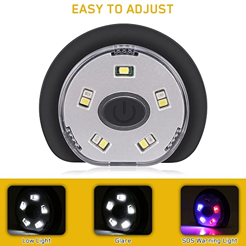 QUUREN-LED-Bluetooth-Beanie-with-Headphone-Unisex-Beanie-Adjustable-Brightness-and-Removable-Light-Beanie-USB-Rechargeable-Hat-for-Outdoor-Running-Cycling-Camping-Hiking-Black