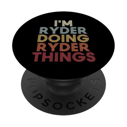 Ryder Name Ryder Personalized Name First Given PopSockets PopGrip Adhésif
